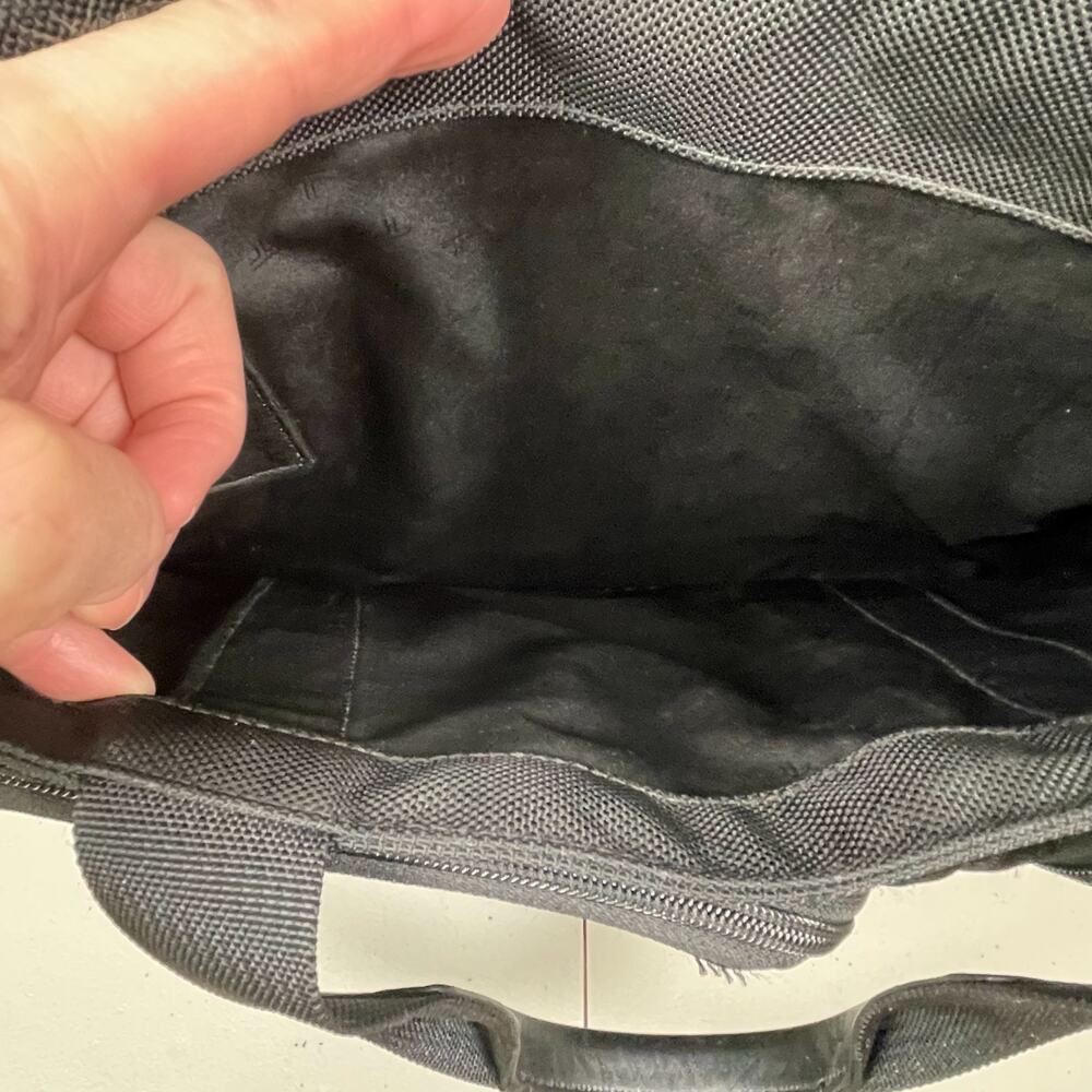 TUMI Alpha 26103D4 Black Nylon Deluxe Expandable Wheeled Rolling Briefcase Bag - Picture 16 of 16